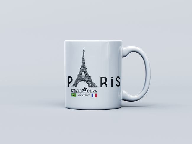 Caneca Torre Eiffel – Paralimpíada França 2024