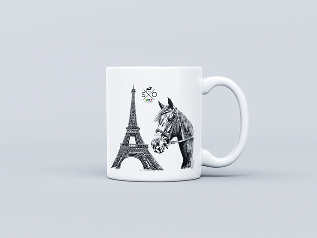 Caneca Torre Eiffel & Cavalo – Paralimpíada França 2024