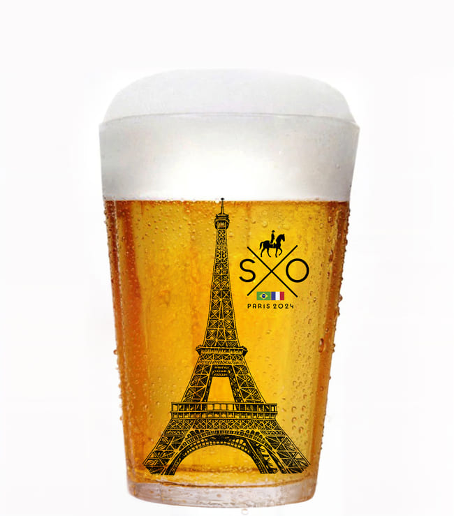 Copo de Cerveja – Torre Eiffel