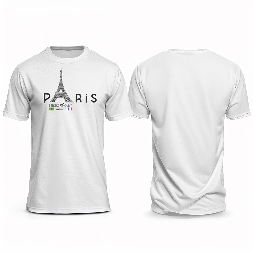 Camiseta Paris – Algodão