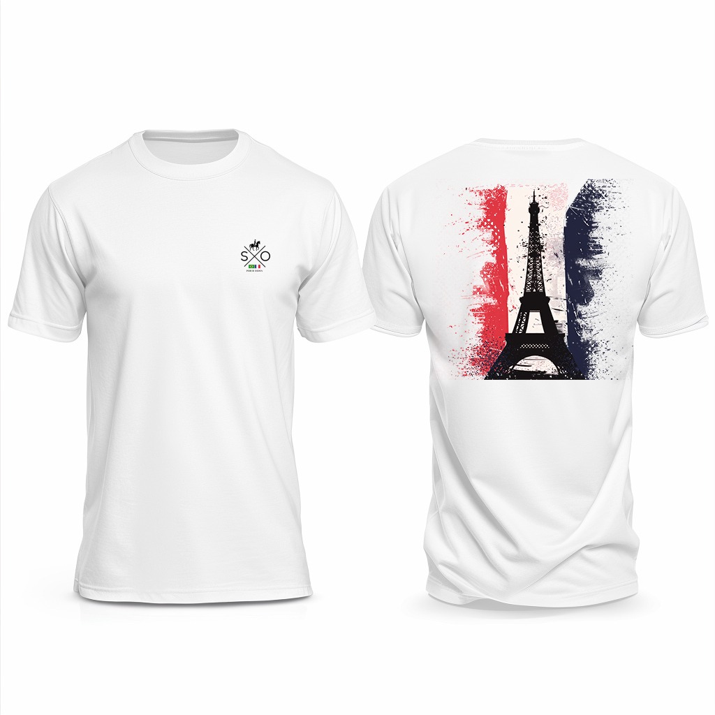 Camiseta Torre Eiffel – Algodão